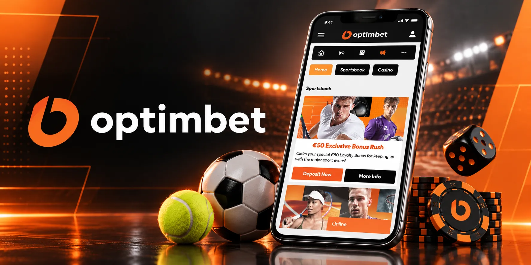 OptimBet Casino App-Screenshot